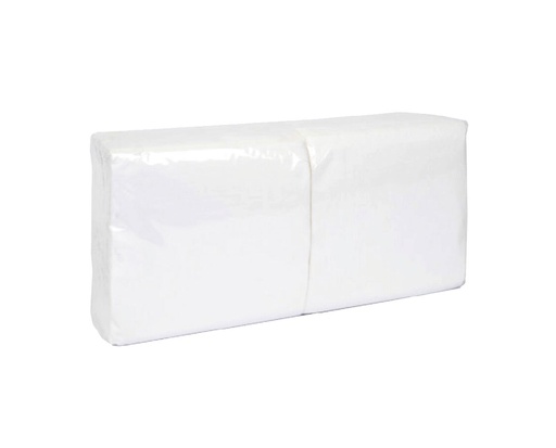 [060324] Prägeservietten 33 x 33 cm, weiss, 1-lagig, 1/4-Falz, 3000 Stück