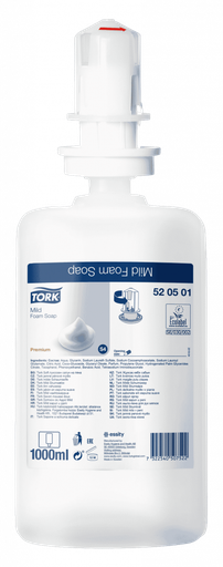 [UNEX11734] Tork Premium Schaumseife mild S4 6x1 Stück