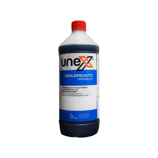 [UNEX11347] UNEX Kühlerschutz Grün/Blau Fertigmischung 1liter