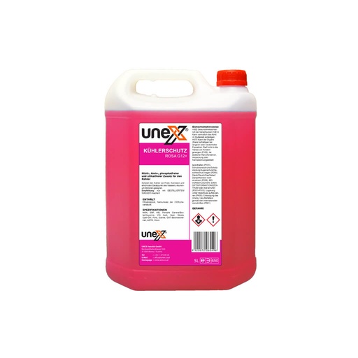 [UNEX11346.1] UNEX Kühlerschutz ROSA G12+ Fertigmischung 5Liter